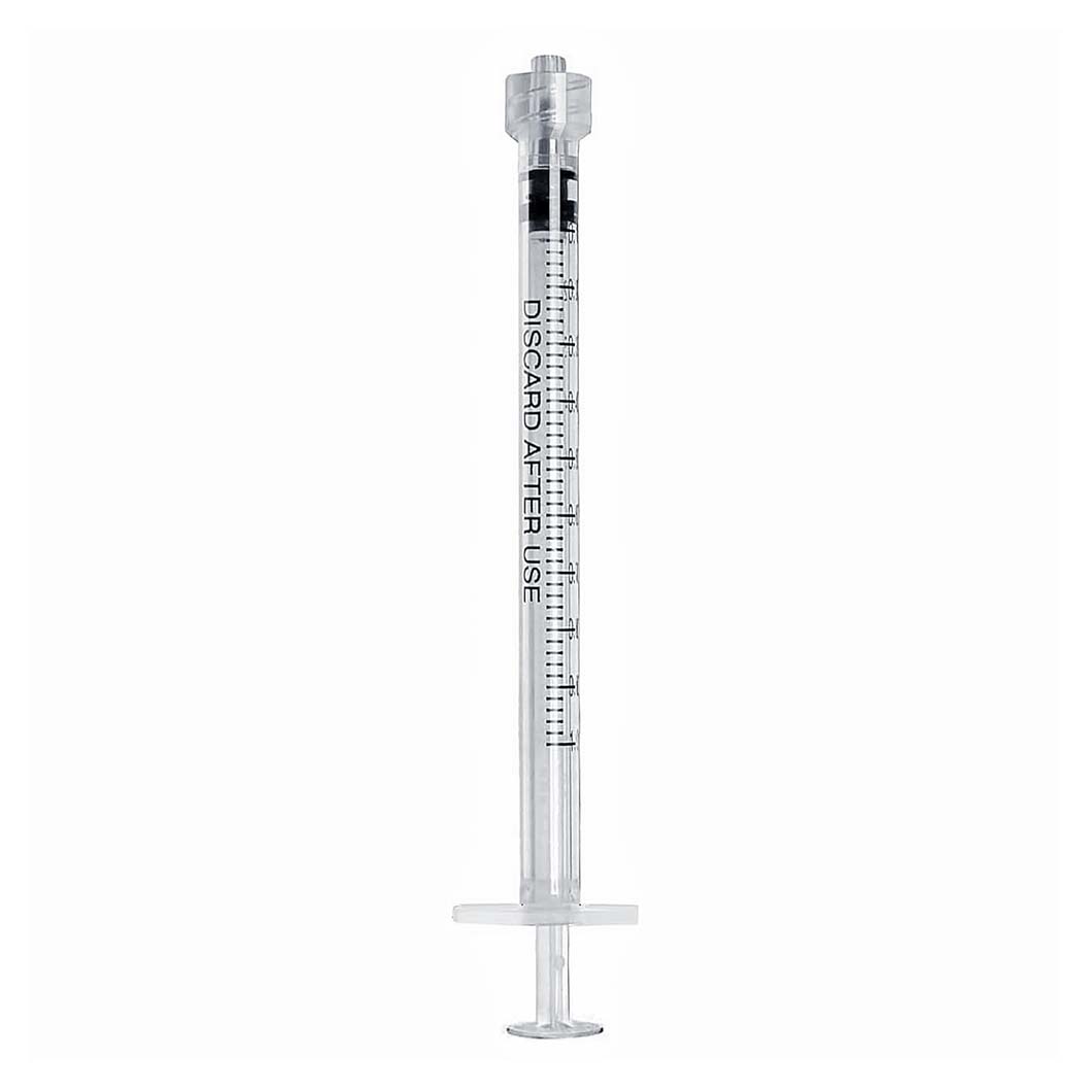 Luer Lock Syringes, Box of 100 - 1mL
