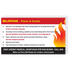 AEROGUIDE Burns First Aid Card