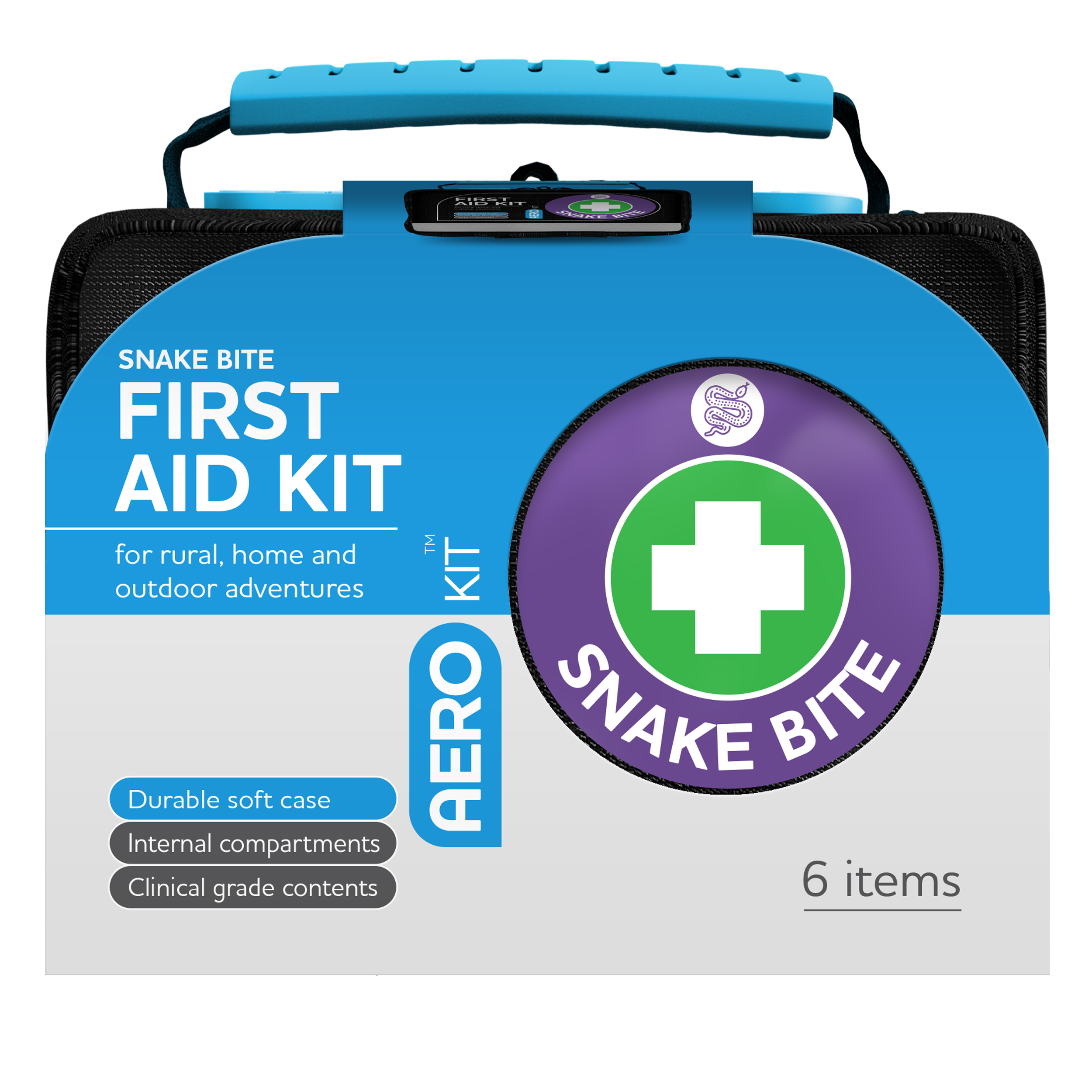 AEROKIT Snake Bite First Aid Softpack Black