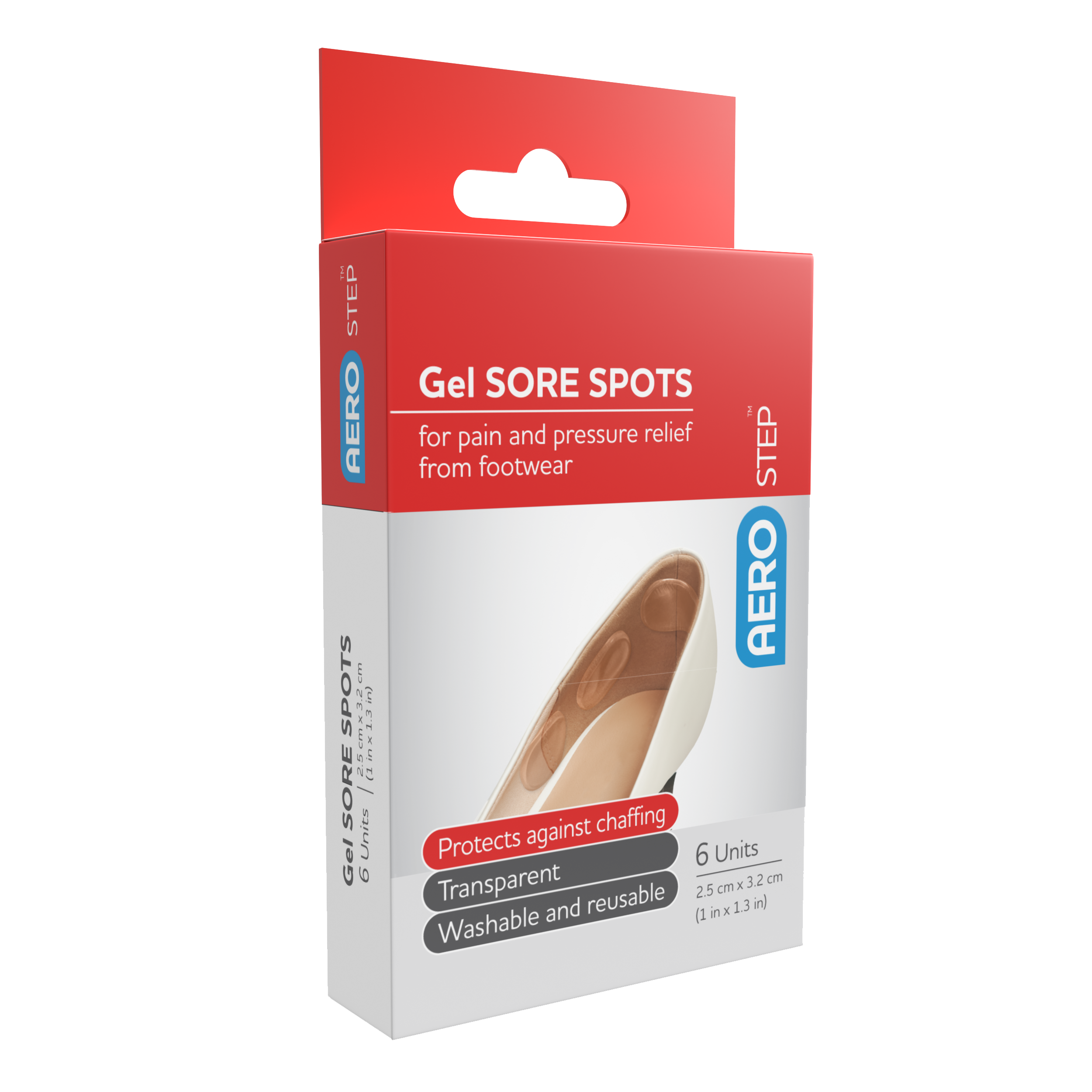 AeroStep™ Gel Sore Spots 6pk
