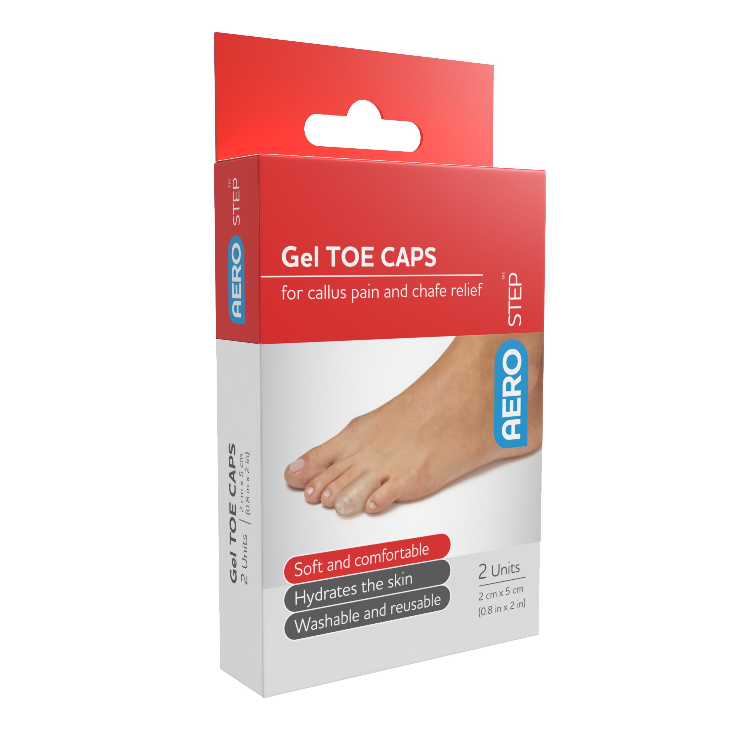 AeroStep™ Gel Toe Cap 2pk