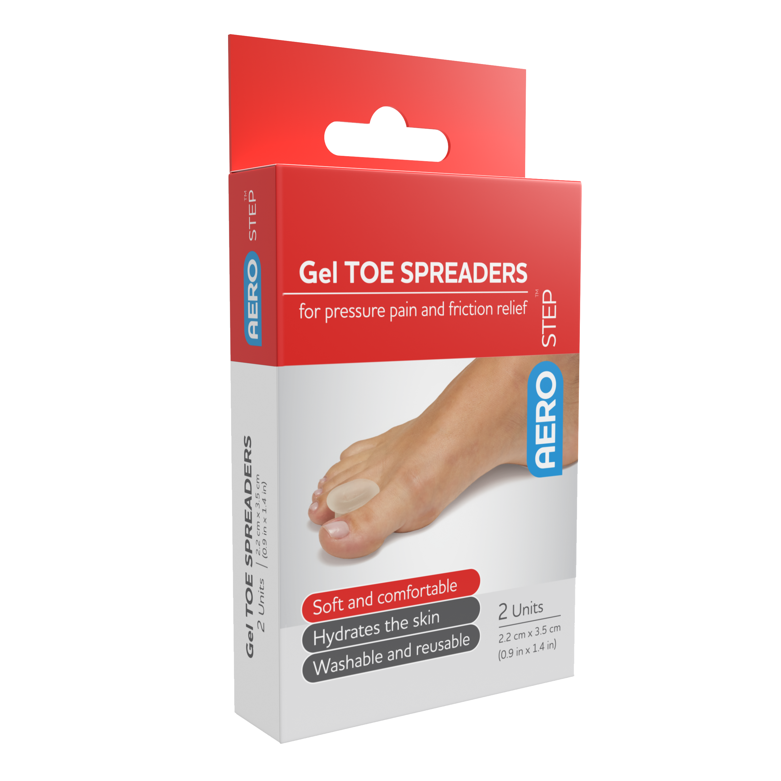AEROSTEP™ Gel Toe Spreader 22 x 35mm Box/2