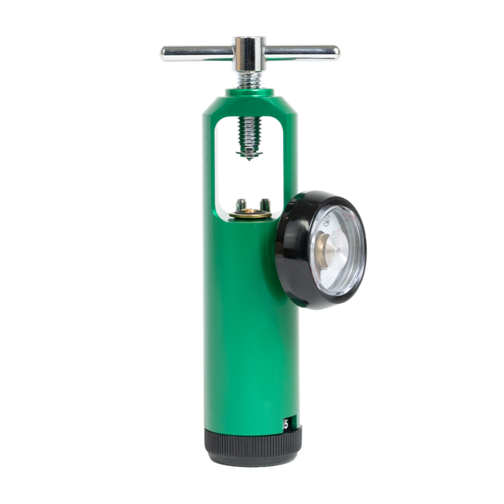 Oxygen Regulator 0-15LPM 1 HP Outlets