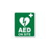 CARDIACT AED On Site Sticker 10 x 12cm