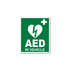 CARDIACT AED In Vehicle Window Sticker 10 x 12cm
