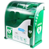 CARDIACT Green Outdoor Connected AED Cabinet 42 x 38 x 15cm