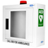 CARDIACT Alarmed AED Cabinet with Strobe Light 42 x 38 x 15.5cm