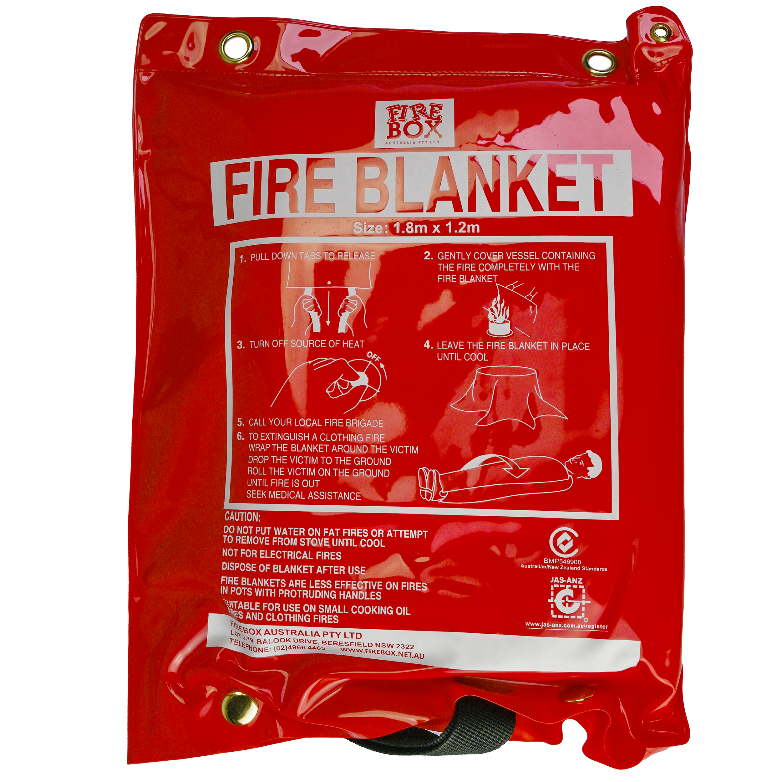 Fire Blanket Large 1.2M x 1.8M