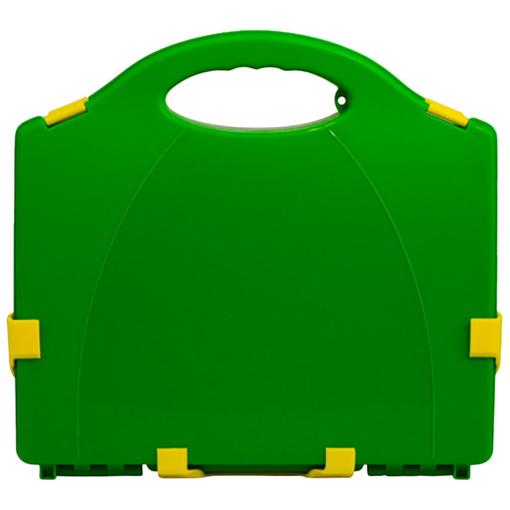 AEROCASE Medium/Large Green and Yellow Neat Plastic Case 34 x 28 x 10cm (for AFAK5P)