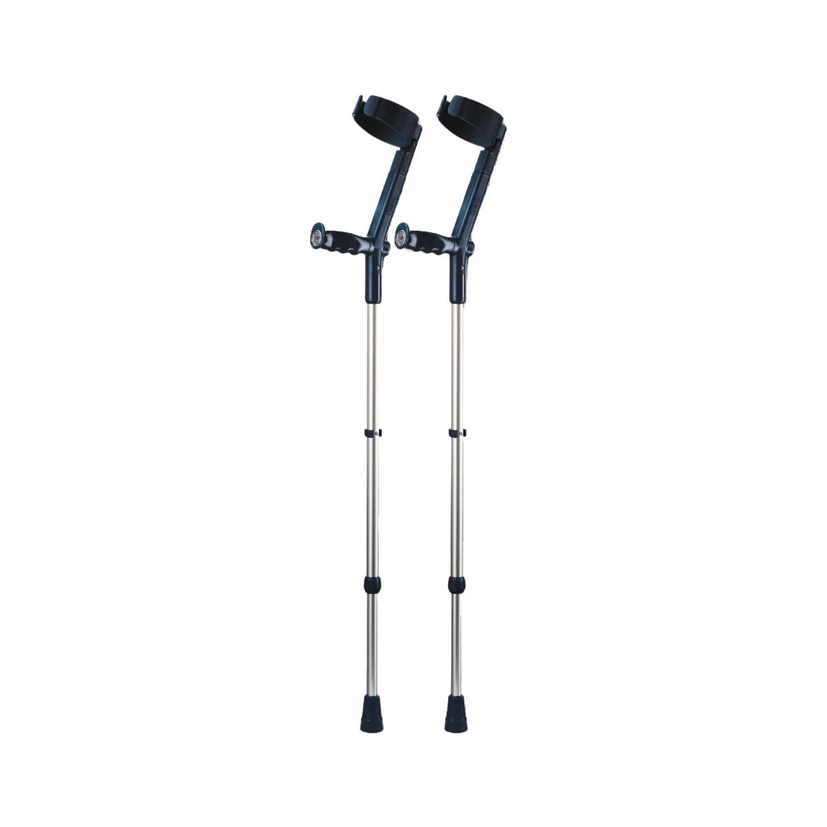 Rebotec Safe-In-Soft, Forearm Crutches with Safety Cuff & Hinge
