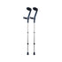 Rebotec Safe-In-Soft, Forearm Crutches with Safety Cuff & Hinge