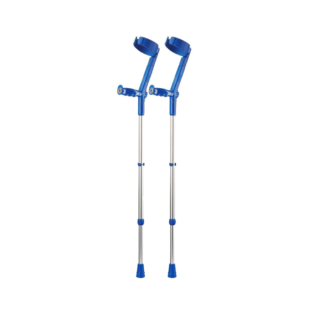 Rebotec Safe-In-Soft, Forearm Crutches with Safety Cuff & Hinge