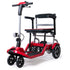 EQUIPMED Ultra-Lightweight Folding Electric Mobility Scooter, 19kg with Battery Removed, 120kg Capacity, Long Range, Brushless Motor, Portable, Red