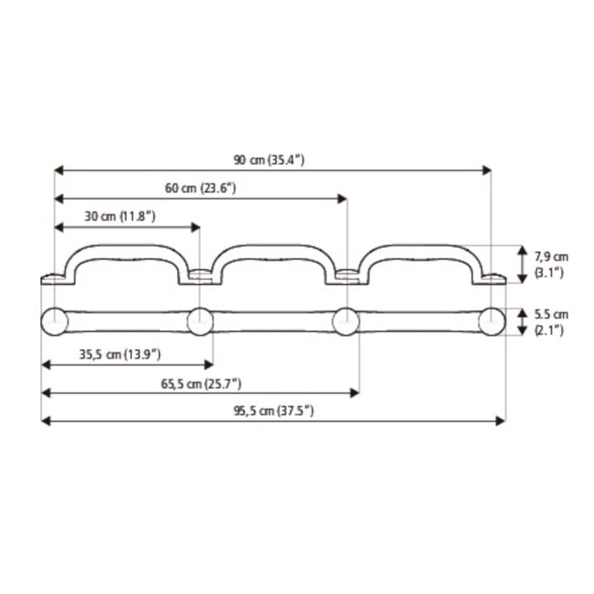 Etac Flex Grab Rails