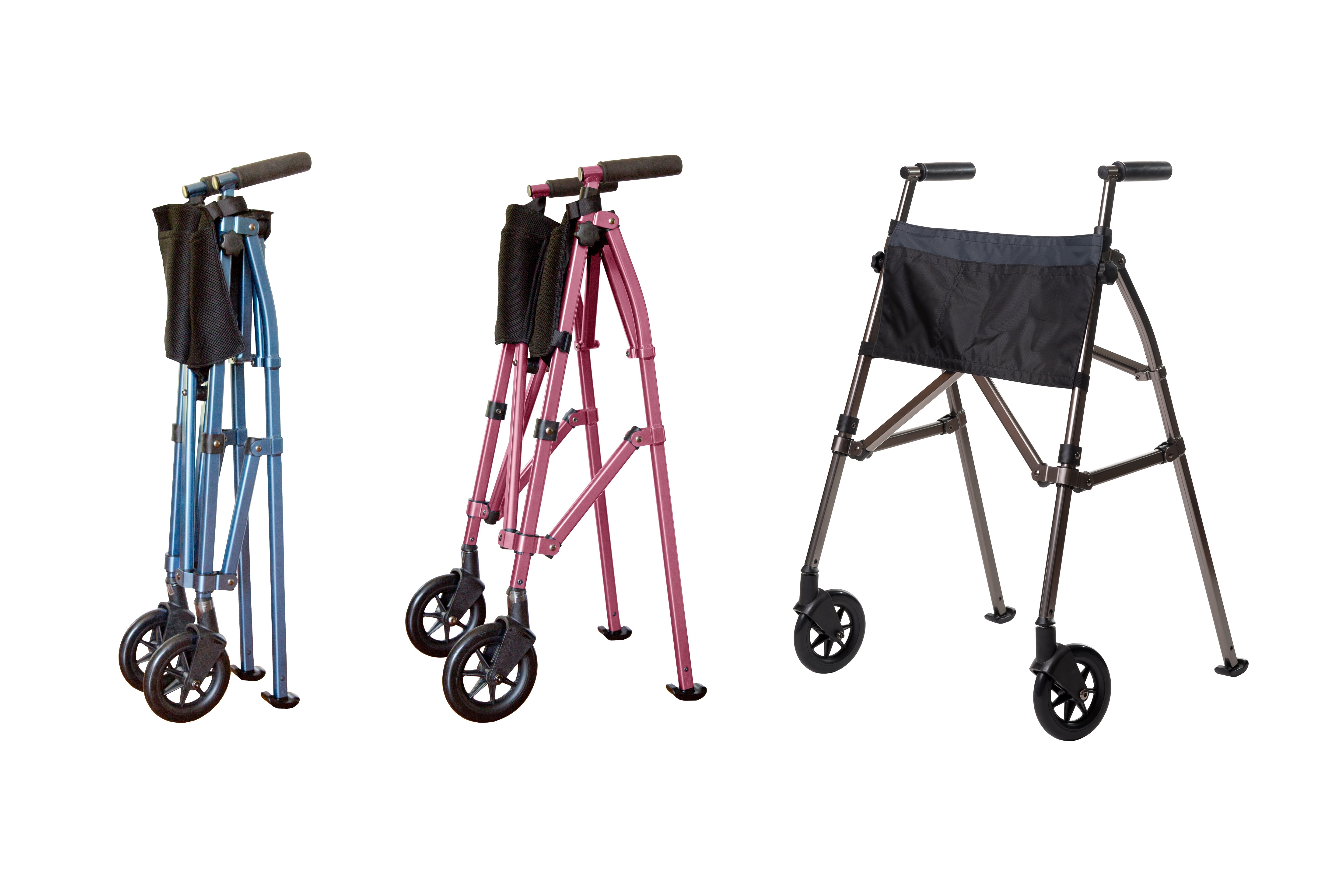 Stander Wonder Walker Plus (EZ Fold-N-Go Walker) - Regal Rose