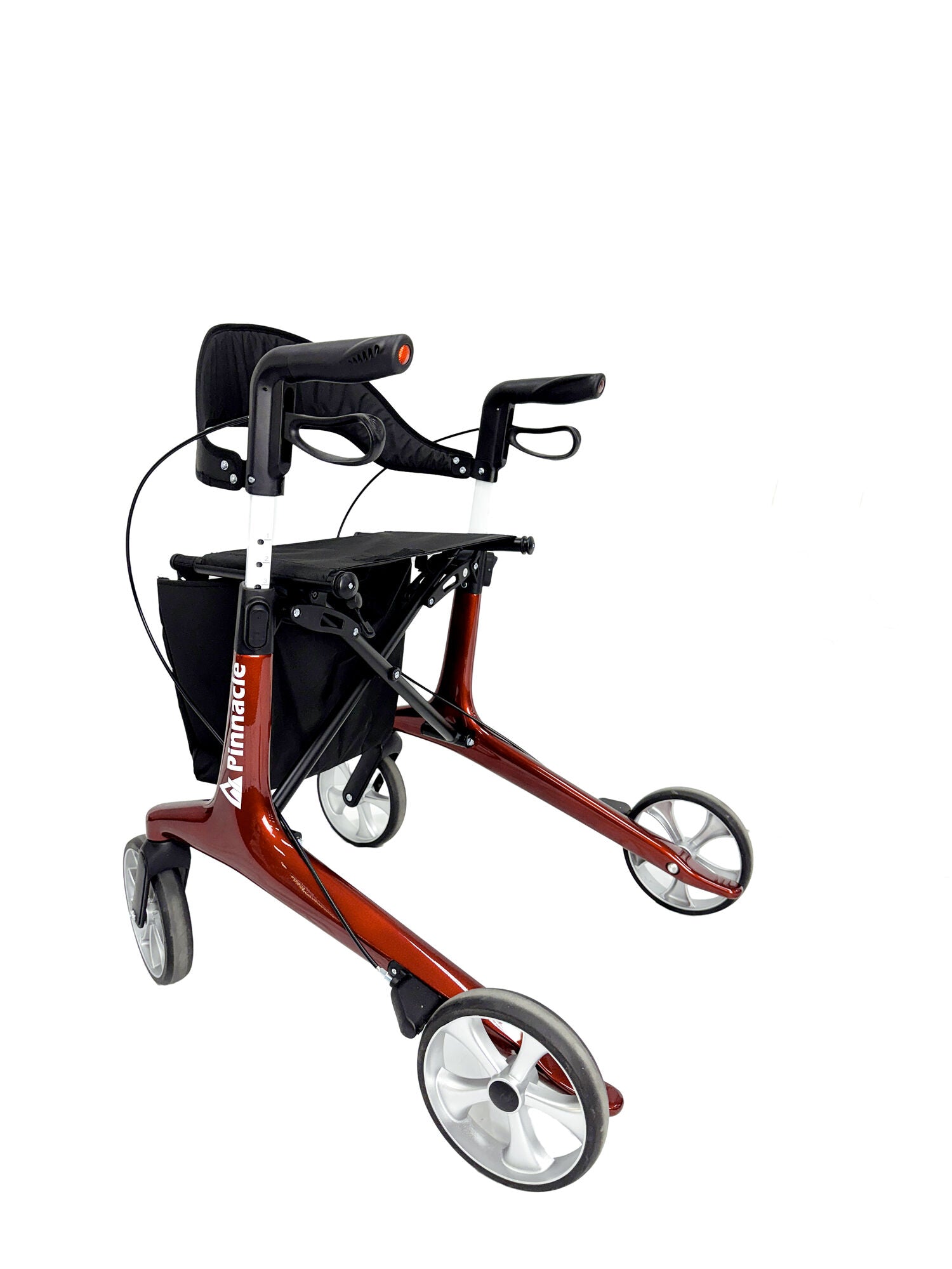 Pinnacle Ultraflex Rollator Red Green Black