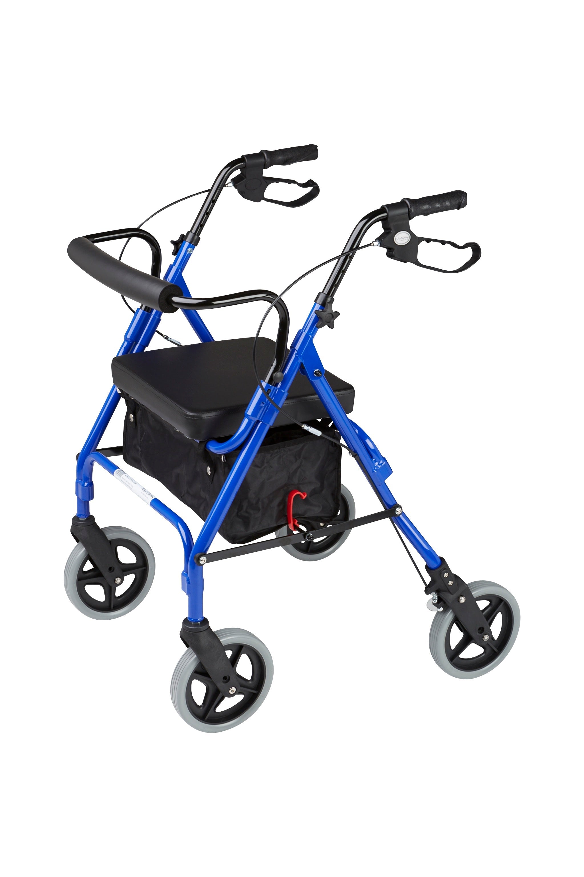Max Mobility Alpha 428 Rollator 8" Wheel (Blue)