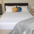 Conni Fitted Bed Pad Sheet - Queen - Charcoal