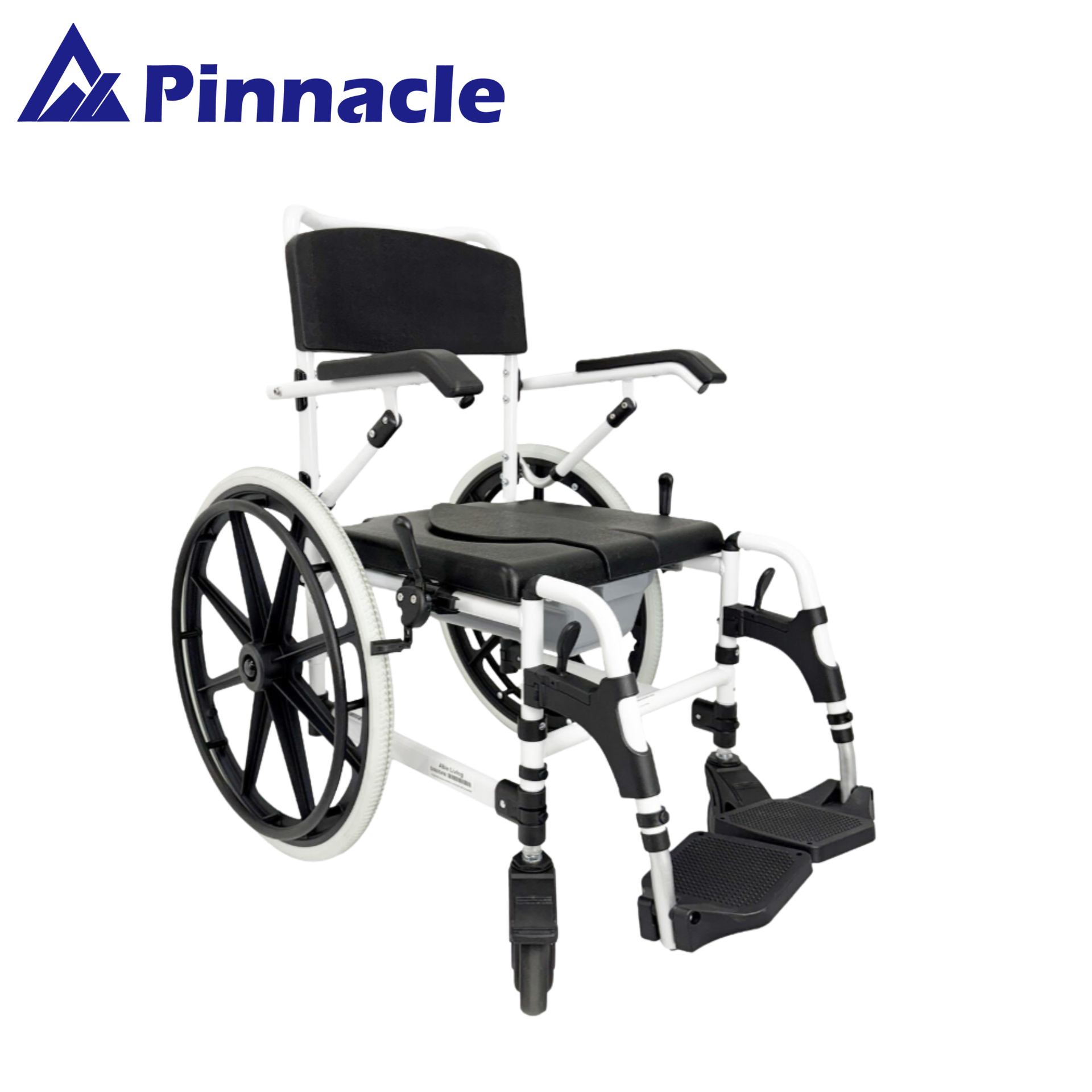 Pinnacle Deluxe Shower Commode Self-propelled