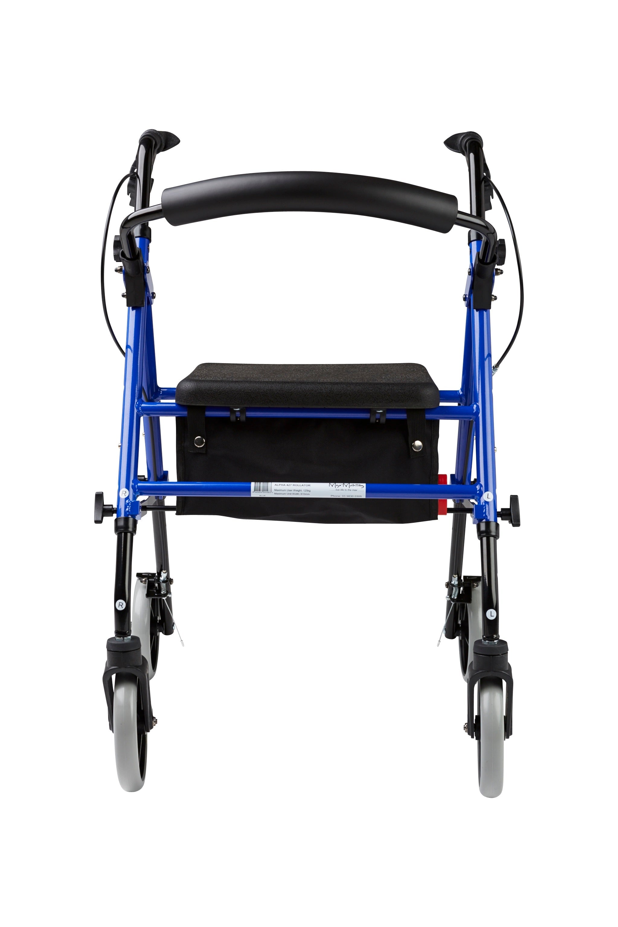 Max Mobility Alpha 427 Rollator (7" wheels) (Lilac)