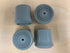 Rubber Feet (Set of 4) Max Mobility Delta T14 Folding Commode