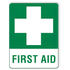 First Aid Sticker 15 x 22.5cm