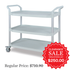 Utility Cart Wide - 3 Shelves