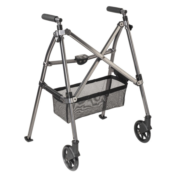 Stander Wonder Walker Plus (EZ Fold-N-Go Walker) - Black Walnut