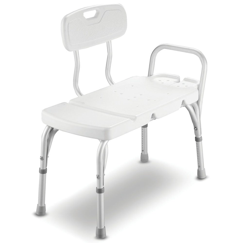 Bath Transfer Bench - Plastic seat and back