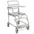 Juvo Mobile Shower Commode, Sliding Footplate - 460mm Width