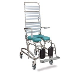 Juvo Mobile Shower Commode - Sliding Footplate