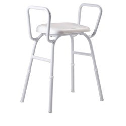 Shower Stool - With Arms Padded