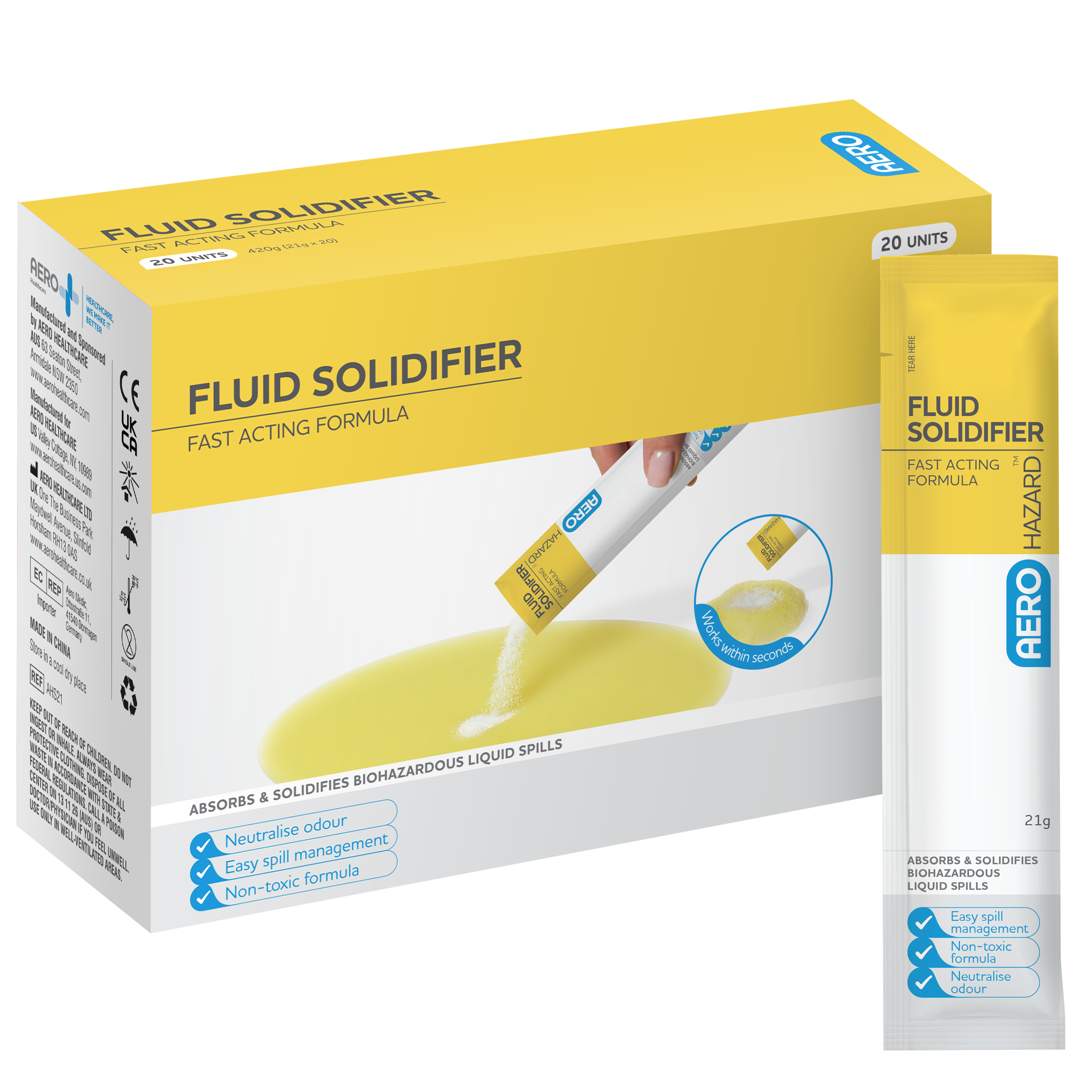 AEROHAZARD Fluid Solidifier Sachet 21g