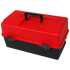 AEROCASE Red and Black Plastic Tacklebox with 2 Trays 20 x 40 x 23cm