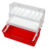 AEROCASE Red and White Plastic Tacklebox with 2 Trays 20 x 40 x 23cm