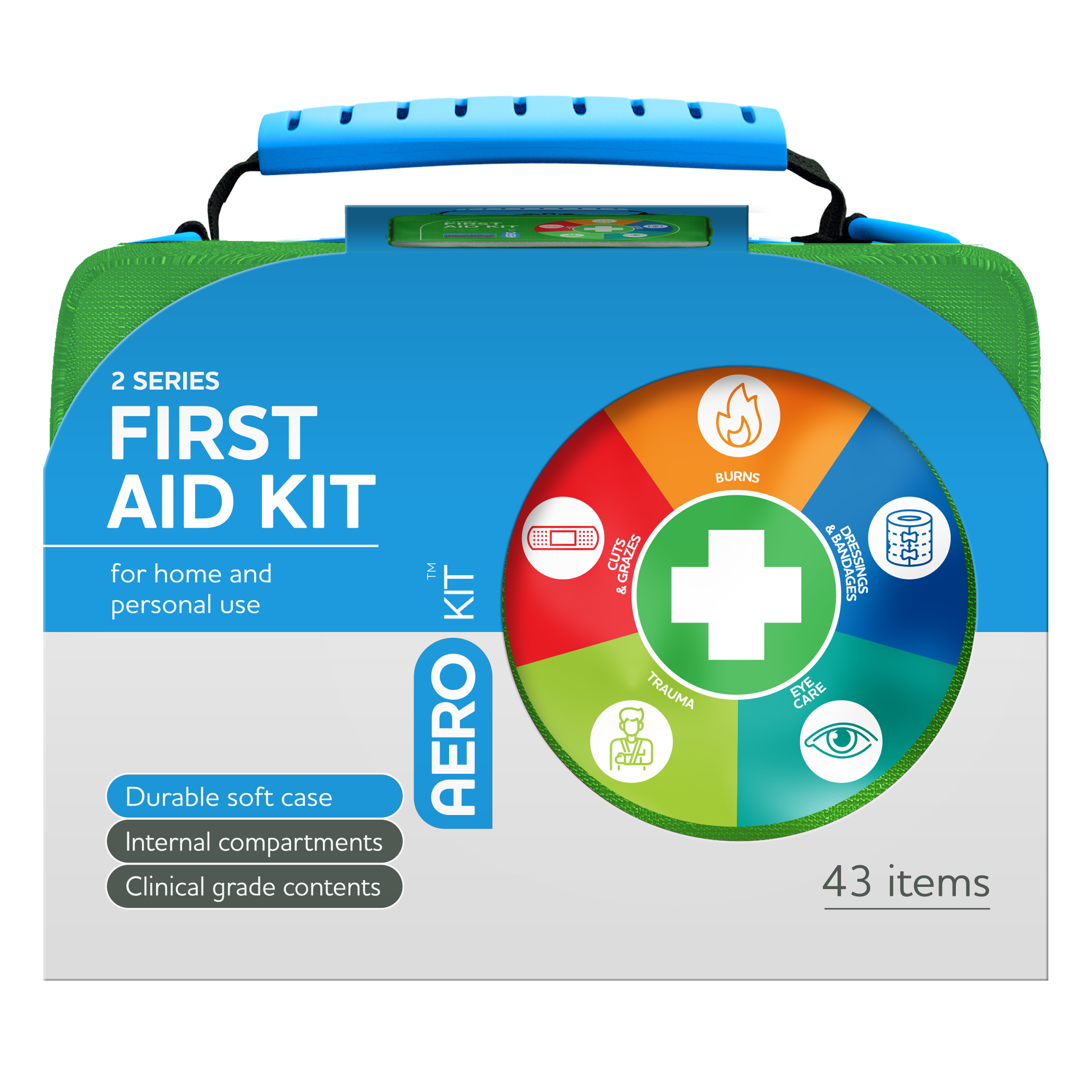 AEROKIT 2 Series First Aid Softpack Green