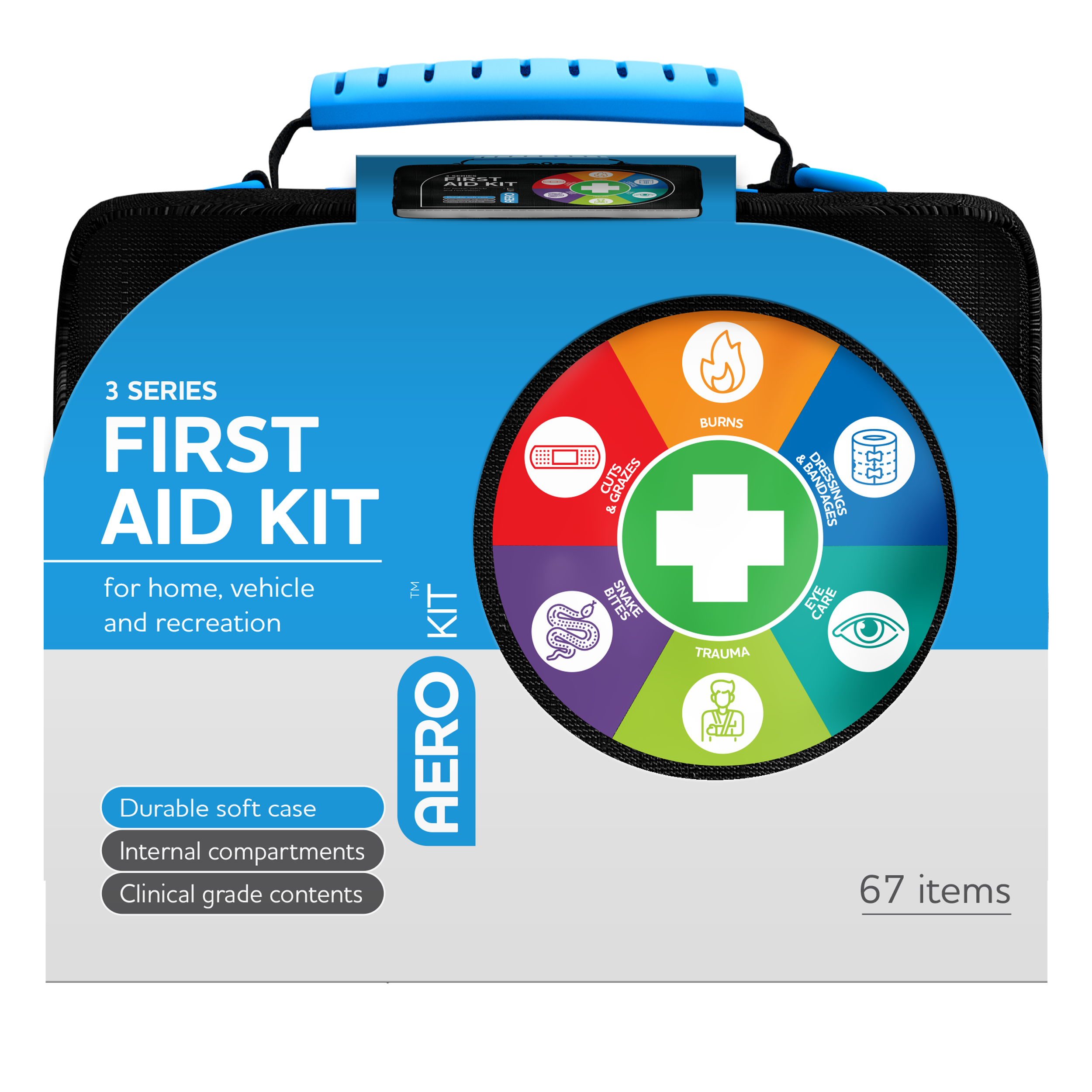 AEROKIT 3 Series First Aid Softpack Black