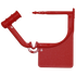 Small Red Plastic Safety Seal