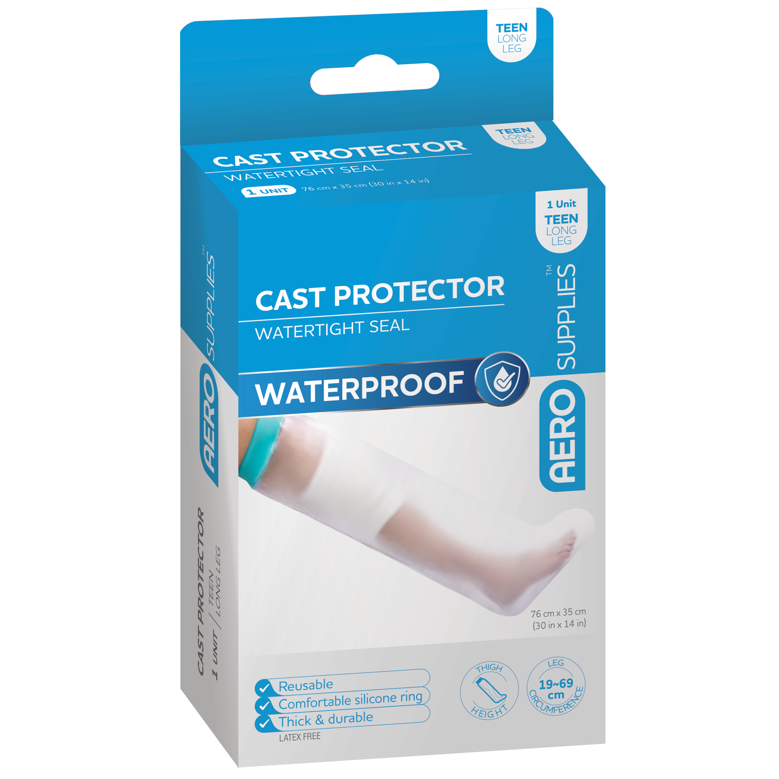 AEROSUPPLIES Cast Protector Teenage Long Leg