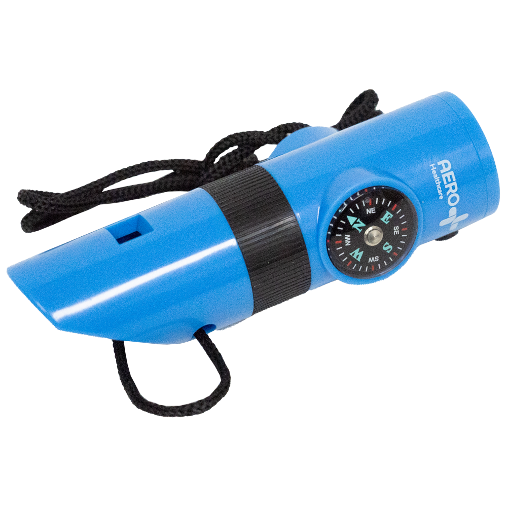 AEROSUPPLIES Survival Aid (Torch, Whistle, Mirror, Magnifying Glass, Compass)