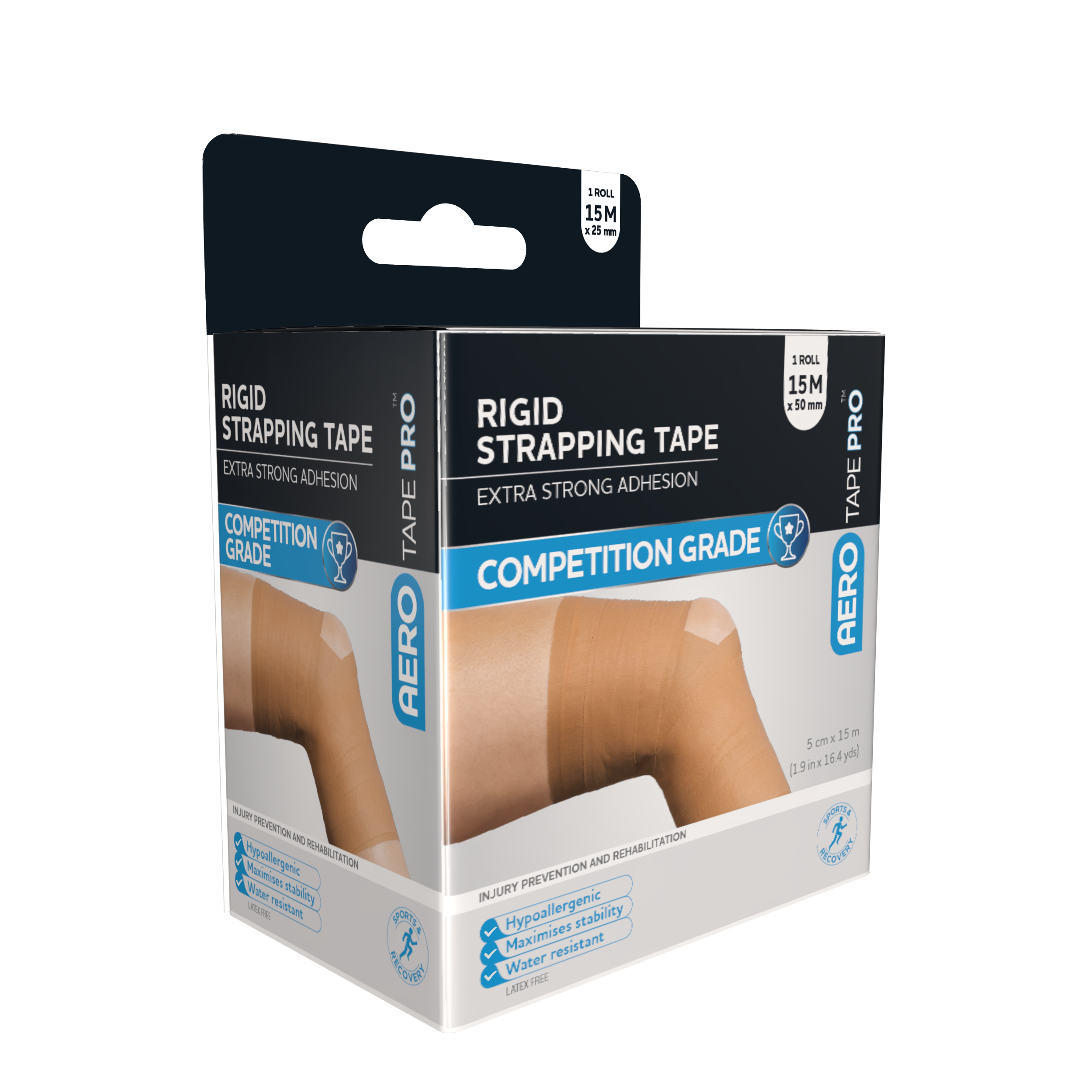 AEROTAPE Rigid Pro Strapping Tape 5cm x 15m Box/1