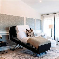 Casero Mode Bed King Single - Belgrave Head &amp; Foot Boards, Ebony Vinyl