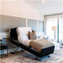 Casero Vogue Bed King Single - Belgrave Head &amp; Foot Boards, Ebony Vinyl