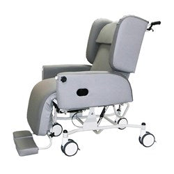 X6 Deluxe Chair/Bed- Mobile - Twin Style Castors With Footrest