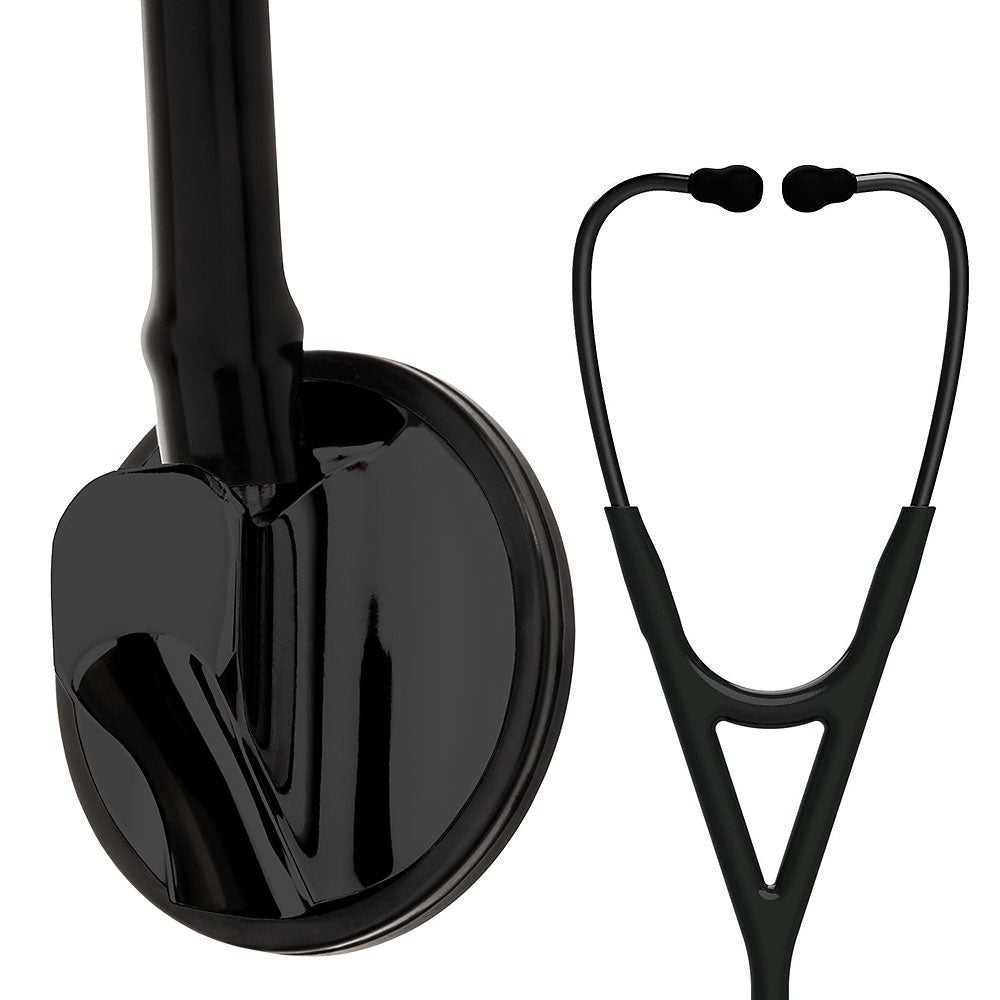 Cardiology Stethoscope, Dual Head - Black &amp