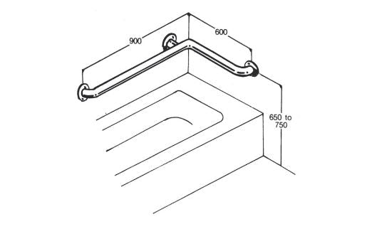 Bath/Shower Rail - Type 024