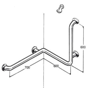Bath/Shower Rail Type 019