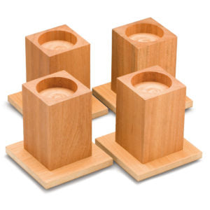 Blox Chair Raiser 75mm: set of 4