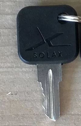 Key to suit Solax Mobie, Transformer, Genie, Maleta and Charge