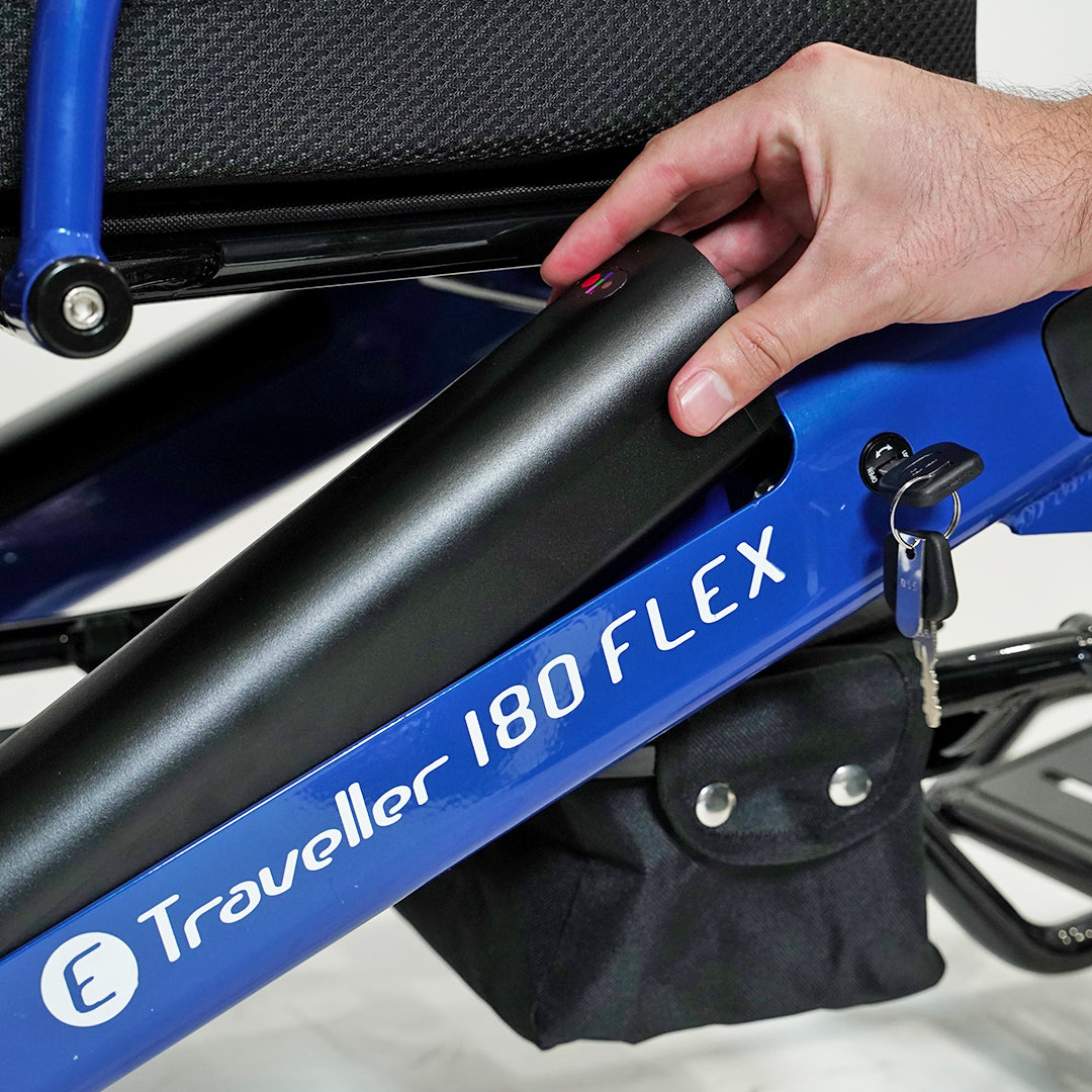 E-Traveller 180 Flex - Ergonomic Folding Power Wheelchair